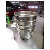 (4) Lg SS Soup Warmer Inserts
