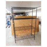 18X48X74h Blk Epoxy Shelving