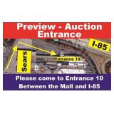 USE ENTRANCE 10 FOR THE AUCTION