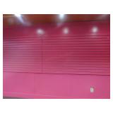 Pink slat wall, 384 x 48