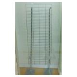 Display rack, 24 wide adjustable height