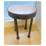 Round display table, dia. 18 x 23