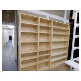 Bookcase shelving, 12 x 97 x 84