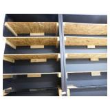 Custom wood shelving, 18 x 420 x 120
