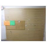 Slat wall, 96 x 83