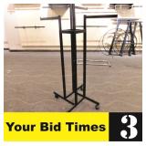 4 way display rack for clothes