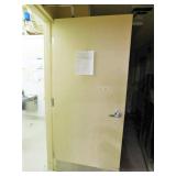 Steel door, 35.75 x 83