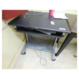 Mobile computer desk, 23 x 29 x 29