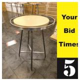 Round display rack, dia. 30 adjustable height