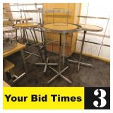 Round display rack, dia. 30 adjustable height