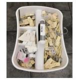 Plastic organizer w/ security tags