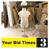 Toddler size mannequin w/stand