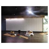 Display wall w/ lights, 324 x 112