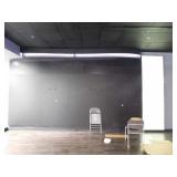 Display wall w/ lights, 324 x 112