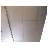 Black ceiling tile +/- 400 pieces