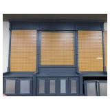 Counter,storage, slat wall, 24 x 192 x 147