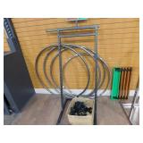 Assorted display rack parts and pieces