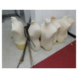 Mannequin torsos-well used 6 pieces