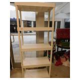 5 tier plastic shelf, 14 x 31 x 74