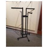 4 way display rack for clothes, Adjustable height