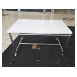 White display table, 36 x 60 x 34