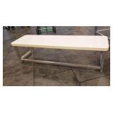White display table, 12 x 42 x 11