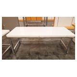 White display table, 23 x 48
