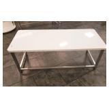 White display table, 23 x 54 x 21