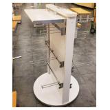 White display rack, 28 x 47