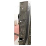 6 locker tower, 18 x 24 x 72