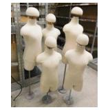 (5) Child size mannequin on stand