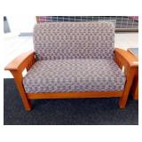 55" Wood Bench Cushion Seat