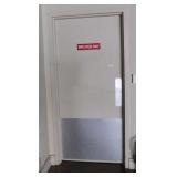 Steel door, 35.75 x 79