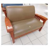 Bench slight damage on seat, 32.5 x 55 x 42