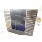 4 sided Display Rack on Wheels, 35 x 65 x 56