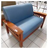 Bench slight damage on seat, 32.5 x 55 x 40