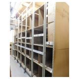 Shelves on a track, 5 pieces 24 x 85 x 120