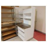 Desk with shelves, 32x60x80