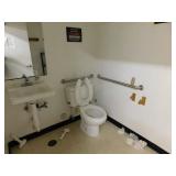 Entire contents of restroom