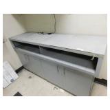 Counter top w/storage,and shelves, 20x74x37