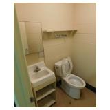 Entire contents of restroom