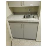Sink with counter top and storage, 26x39.5x41
