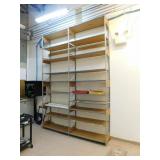 Backroom shelves, 18x97x144