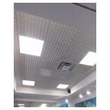 Textured ceiling tile +/- 130 pieces