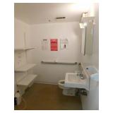 Entire contents of restroom