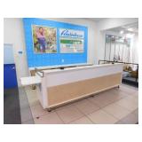 Sales counter, 38x144x46