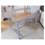 Display table missing 2 wheels, 36x48x36
