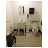 Contents of restroom (NO water heater)