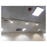 Track lighting with 21 lights, Approx. 45