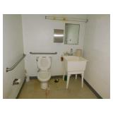 Entire contents of restroom